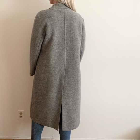 SOLD!Vintage Rickie Freeman for Teri Jon Grey Coat - Picture 5 of 14